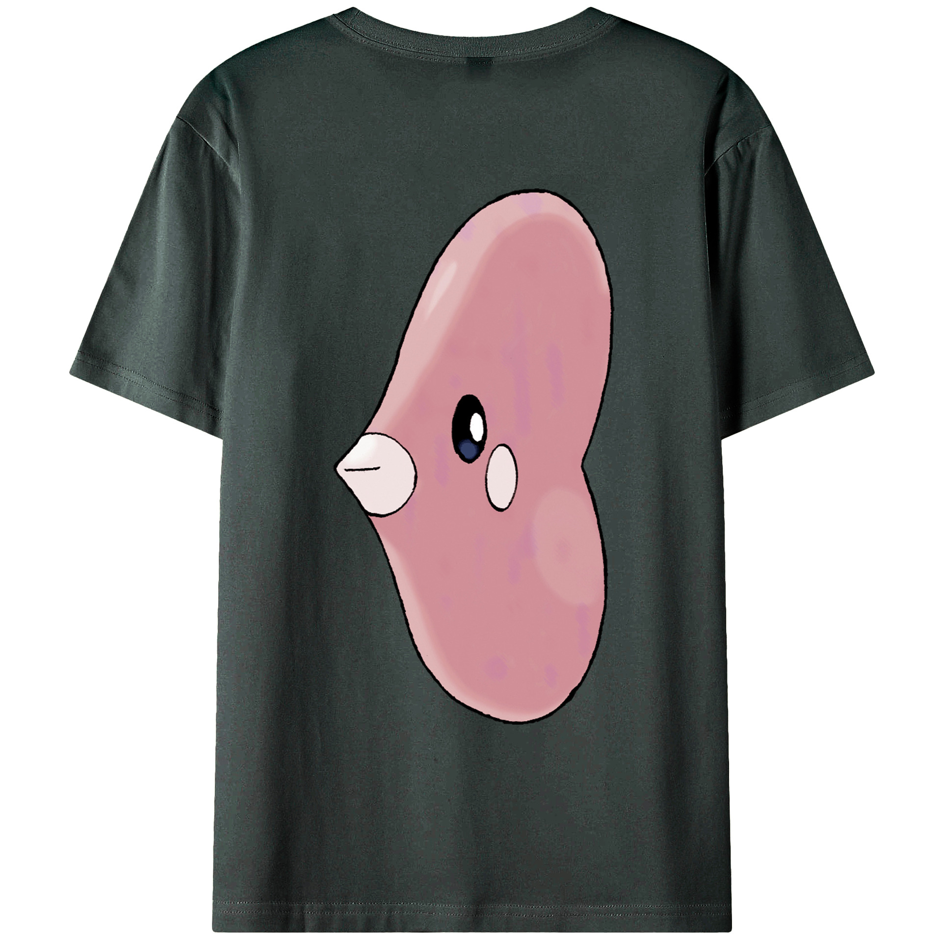 （画像用） ポケットモンスター Pokémon 綿100％ メンズ半袖Tシャツ（バックプリント） 通気性